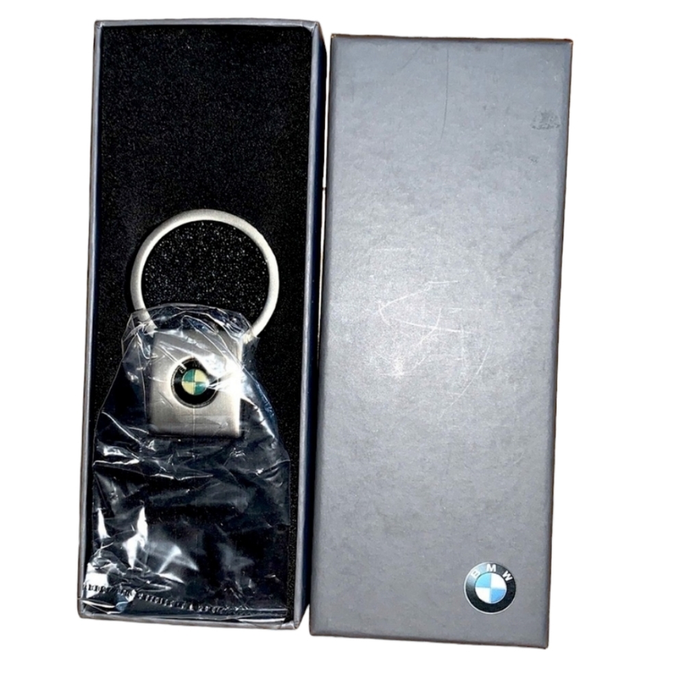 💕2X HP💕NEW IN BOX BMW STAINLESS STEEL KEY RING💕
